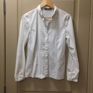 White button down